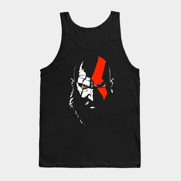 047 Kratos Tank Top by Yexart